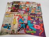Lot (9) Silver Age Lois Lane Comics Dc