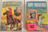 Lot of (2) 1940s Hardcover Western Novels, Inc Gene Autry & Roy Rogers