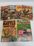 Lot (6) Golden Age Military/ War Comics