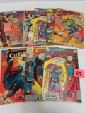 Lot (9) Silver Age Dc Superman Comics