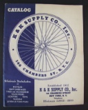 C. 1950s Bicycle And Parts Supply Catalog For K& K Supply Co. Nyc