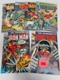 Iron Man Silver Age Lot 8, 21, 31, 38, 40, 42