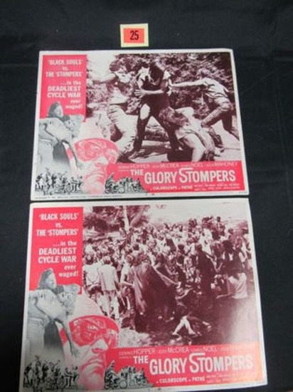Glory Stompers (2) 1967 Lobby Cards