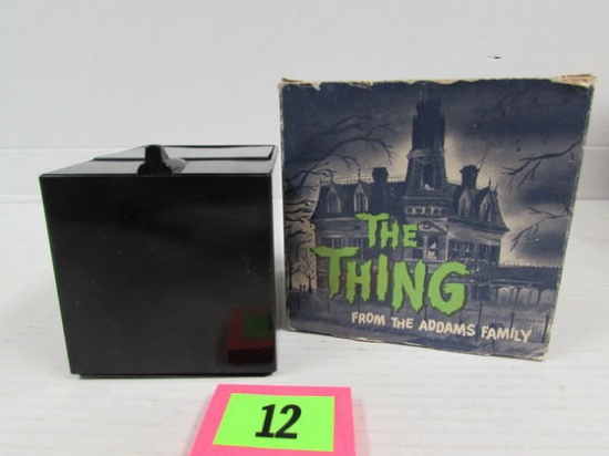 Vintage Made In Japan The Addams Family Thing Battery Op Coin Bank