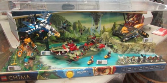 Excellent Lego Legends Of Chima Store Display Huge Working