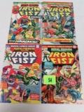 Marvel Premiere Early Iron Fist Lot #17, 18, 21, 24