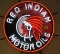 Nice Contemporary Red Indian Motor Oils Neon Sign 24