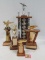 Collection Of (5) Vintage 1960's Original Boat Racing Trophies