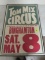 Antique Tom Mix Circus Poster Binghamton, Ny 28 X 42