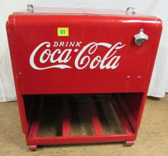 Antique Coca Cola General Store Floor Model Ice Chest