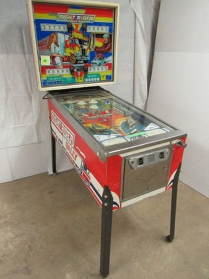 Excellent Bally " Night Rider" Arcade Pinball Machine