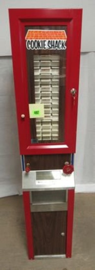 Vintage 5ft. Tall " Cookie Shack" 15 Cent Coin Op Machine