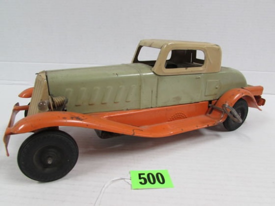 1930's Girard 15" Pressed Steel Wind-up Coupe