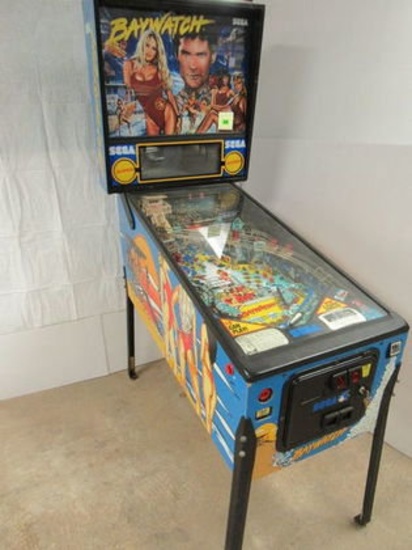 1995 Sega " Baywatch" Arcade Pinball Machine