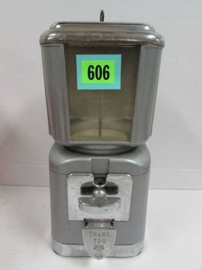Vintage 1950's Bell National 1 Cent Gumball/ Nut/ Candy Machine