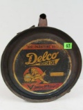 Rare Antique Delco Motor Oil 5 Gallon Rocker Can