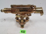 Rare Ca. 1900's Solid Brass Transit Surveyor's Level Stanley London