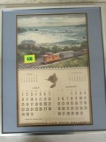 1962 B&o Chessie Systems Advertising Calendar