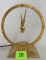 Vintage Mid Century Jefferson Golden Hour Elec Clock