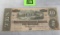 1864 Richmond Confederate States $10 Civil War Note