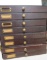 Vintage Swartchild & Co. Watch Repair Parts Cabinets with Contents