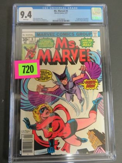 Ms. Marvel #9 CGC 9.4 (1977) 1st Appear Deathbird