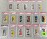 Collection of 17 PSA High Graded Non-sports Tobacco Cards