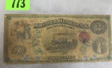 Rare! 1867 Macon & Brunswick Railroad Note