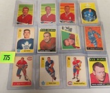 Group of (12) 1960s Topps & Parkhurst Hockey Cards