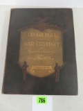 WWI Honor Roll and War History of Genesee County in The Great World War Hardcover Book