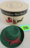 Antiique Dobbs 5th Ave Salesman Sample Hat w/ Orig Box