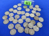 Estate Found Roll of Pre-1950 Silver Quarters