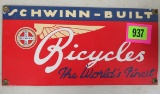 Schwinn Bicycles Porcelain Advertising Sign, 6