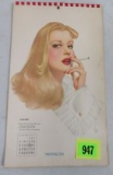 Original 1942 Varga Pin-Up Girl Calendar