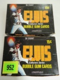 (2) Vintage 1978 Elvis Presley Trading Card Wax Boxes