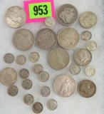 Estate Found Group of U.S. Pre-1964 Silver Coins - $10.70 Face Value