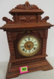 Antique Ansonia 8 Day Key Wind Mantle Clock