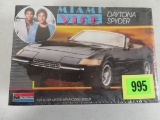 Vintage 1986 Miami Vice Daytona Spyder Model Kit. Sealed