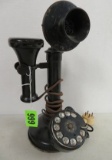 Antique Candlestick Rotary Phone 12