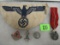 Original Wwii Nazi German Patch, Medal, Tinnies, Insignia Lot