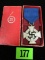 Wwii Nazi German Faithful Service 25 Year Medal In Orig. Box
