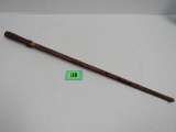 Authentic Wwii Era Leather Wrapped Swagger Stick 26