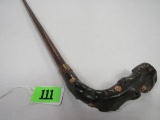 Antique Wakling Cane With Blackthorn Handle