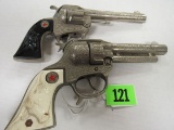 Vintage Hubley Tex & Texan Jr. Cap Guns