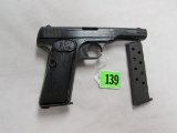 Outstanding Model 1922 Nazi Marked Fn Browning 7.65 Military Pistol
