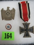 Original Wwii Nazi German Iron Cross, Tinnie, Pin Lot