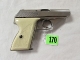Rare Wwii Nazi Marked Mauser Hsc .32 Chrome Plated Nazi Police Pistol