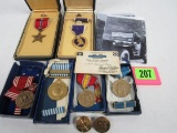Korean War Us Medal Grouping- Named, 3rd Infantry Division Incl. Purple Heart