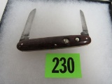 Rare Antique Schrade Walden Double Switchblade Pocket Knife