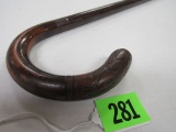 Antique Walking Cane W/ Carved Handle